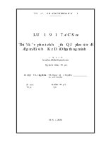 Thiết kế và phân tích hệ thống điện mặt trời áp mái với bộ hòa lưới điện thông minh 
