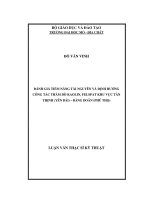 Đánh giá tiềm năng tài nguyên và định hướng công tác thăm dò kaolin, felspat khu vực tân thịnh (yên bái)   bằng doãn (phú thọ)    