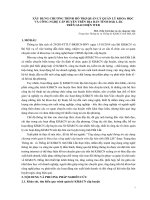 Xây dựng chương trình hỗ trợ quản lý quản lý khoa học và công nghệ cấp huyện trên địa bàn tỉnh Đắk Lắk trên giao diện web