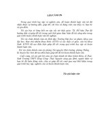 LUẬN văn THẠC sĩ SINH học (FULL) nghiên cứu đặc điểm cấu trúc và tái sinh tự nhiên dưới tán rừng trồng tại sóc sơn hà nội 