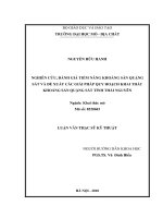Nghiên cứu, đánh giá tiềm năng khoáng sản quặng sắt và đề xuất các giải pháp quy hoạch khai thác khoáng sản quặng sắt tỉnh thái nguyên    