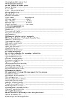 name dề cương ôn tập hk 2 anh văn lớp 8 5 i write a complete sentences ex will you open the window please 1answer the phone 2 turn on tv 3 pour a glass of water for me 4get the cushion for