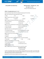 Đề thi HK 1 môn Ngữ văn lớp 6 năm 2017 Phòng GD&ĐT Huyện Nghĩa Hưng