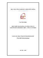 Phát triển thị trường của tổng công ty chuyển phát nhanh bưu điện – công ty cổ phần 