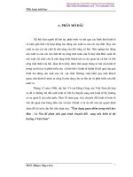 Đề tài: "Vận dụng quan điểm trong triết học Mác - Lê Nin để phân tích quá trình chuyển đổi sang nền kinh tế thị trường ở Việt Nam"