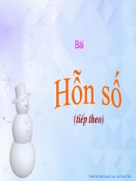 slide 1 thiết kế bởi đào quang trung – chu thanh thảo bài tiõp theo thiết kế bởi đào quang trung – chu thanh thảo 1 thùc hiön phðp týnh 2 §äc c¸c hçn sè sau 3 viõt c¸c hçn sè sau m­êi vµ b¶y phçn