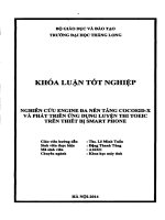 Khóa luận tốt nghiệp: Nghiên cứu ENGINE đa nền tảng COCOS2D-X và phát triển ứng dụng luyện thi Toeic trên thiết bị Smartphone