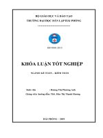 Khóa luận tốt nghiệp Kế toán - Kiểm toán: Hoàn thiện công tác kế toán vốn bằng tiền tại Công ty Cổ phần Vận tải và Thương mại TTC