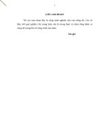 LUẬN văn THẠC sĩ SINH học (FULL) nghiên cứu những đặc điểm cơ bản của thảm cây bụi tại một số xã ở thị xã sông công tỉnh thái nguyên 