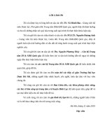 Luận văn chuyên khoa 1 dược sĩ FULL (DL và DLS) xây dựng danh mục tương tác thuốc đáng chú ý trong điều trị tại trung tâm y tế huyện bình lục – hà nam 