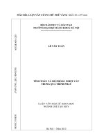 Tính toán và mô phỏng nhiệt cắt trong quá trình phay 