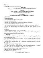 Giáo án Lịch sử 8 Kỳ II chuẩn theo công văn 5512