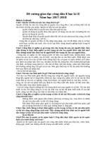 Đề cương ôn tập HK 2 môn GDCD lớp 8 năm 2017-2018