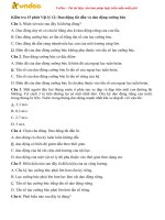 Đề kiểm tra 15 phút Vật lý 12 bài 4