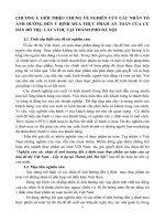 Nghiên cứu các nhân tố ảnh hưởng đến ý định mua thực phẩm an toàn của cư dân đô thị lấy ví dụ tại thành phố hà nội (tt) 