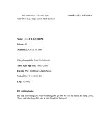 Tiểu luận lld