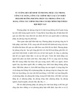 TƯ TƯỞNG hồ CHÍ MINH về PHƯƠNG PHÁP, tác PHONG CÔNG tác ĐẢNG, CÔNG tác CHÍNH TRỊ và sự cần THIẾT PHẢI bồi DƯỠNG PHƯƠNG PHÁP tác PHONG CÔNG tác ĐẢNG, CÔNG tác CHÍNH TRỊ CHO cán