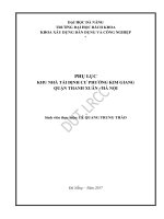 Khu nhà tái định cư phường kim giang quận thanh xuân hà nội 