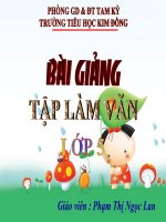 Tap lam van Luyen tap ta canh