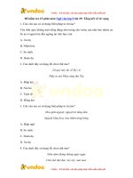 Đề kiểm tra 15 phút môn Ngữ văn lớp 9 bài 29: Tổng kết về từ vựng