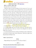 Phiếu bài tập ôn ở nhà môn Ngữ văn 7 - số 3