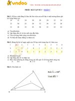 Phiếu bài tập ôn ở nhà môn Toán lớp 7 - số 3