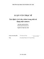 Xác định vị trí cho robot trong nhà sử dụng một camera