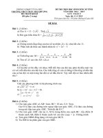 Đề thi Chọn học sinh giỏi cấp Tỉnh năm học 2014 - 2015 môn Toán 9 (Đề tham khảo) - Trường THCS Trần Thị Nhượng