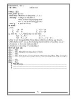 tiết 106 kiểm tra giáo án lớp 2 tuần 22 tiết 106 kiểm tra i mục tiêu đánh giá kết quả học 1 kiến thức kiểm tra các bảng nhân 2 3 4 5 2 kĩ năng tính giá trị biểu thức số giải bài toán bằng một