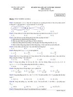 Đề kiểm tra giữa HK1 môn Toán lớp 11 năm 2018-2019 - THPT Lý Bôn - Mã đề 570