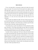 Phân tích hiệu quả hoạt động ngành dược phẩm việt nam trường hợp công ty cổ phần y dược vimedimex (tt) 