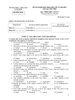 sở giáo dục đào tạo nam định sở giáo dục đào tạo nam định ®ò thi chän häc sinh giái líp 12 chuyªn năm học 2007 2008 môn tiếng anh đề số 1 thời gian làm bài 180 phút đề thi gồm 11 trang chú ý thí sinh