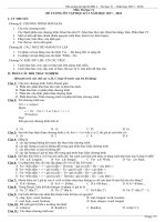 Đề cương ôn tập HK 1 môn Tin học 11 năm 2017-2018