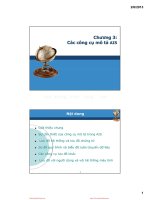 Slide hệ thống thông tin kế toán NEU chương 3 các công nghệ miêu tả AIS 