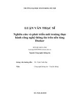 Nghiên cứu và phát triển môi trường thực hành công nghệ thông tin trên nền tảng Docker
