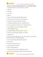 Đề kiểm tra 15 phút môn Ngữ văn lớp 9 bài 41: Các thành phần biệt lập