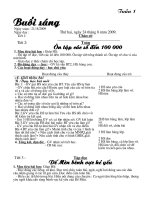 Giao an Lop 4 Buoi sang Tuan 1