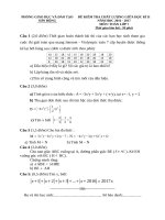 Đề kiểm tra chất lượng giữa HK 2 môn Toán lớp 7 năm 2016-2017 – Phòng GD&ĐT Sơn Động
