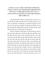 Tiểu luận CƠ sở lý LUẬN và THỰC TIỄN KHẲNG ĐỊNH ĐẢNG CỘNG sản VIỆT NAM LÃNH đạo QUÂN đội NHÂN dân VIỆT NAM   ý NGHĨA đối với VIỆC GIỮ VỮNG và TĂNG CƯỜNG sự LÃNH đạo của ĐẢNG đối với QUÂN