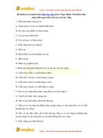 Đề kiểm tra 15 phút môn Sinh học lớp 8 bài: Thực hành: Tìm hiểu chức năng (liên quan đến cấu tạo) của tủy sống