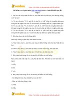 Đề kiểm tra 15 phút môn Ngữ văn lớp 8 bài 61: Chữa lỗi diễn đạt (lỗi lôgic)