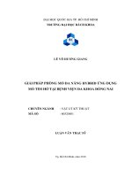 Giải pháp phòng mổ đa năng hybrid ứng dụng mổ tim hở tại bệnh viện đa khoa đồng nai 