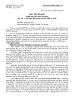 Bai thu hoach 4 nam cuoc van dong