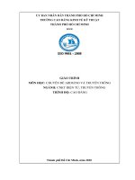 GIÁO TRÌNH MÔN HỌC: CHUYÊN ĐỀ ARDUINO VÀ TRUYỀN THÔNG NGÀNH: CNKT ĐIỆN TỬ, TRUYỀN THÔNG TRÌNH ĐỘ: CAO ĐẲNG