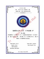 Luận văn kinh tế NGHIÊN CỨU NHU CẦU CỦA KHÁCH HÀNG VỀ DỊCH VỤ BỘ NHẬN DIỆN THƯƠNG HIỆU