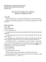 Đề cương ôn tập học kì 2 môn Văn lớp 10 năm 2019 - 2020 THPT chuyên Lê Quý Đôn chi tiết | Ngữ văn, Lớp 10 - Ôn Luyện