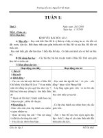 giao an lop 3 Tuan 1 2010