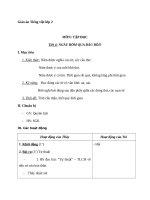 Giáo án Tiếng Việt 2 tuần 1 bài: Tập đọc - Ngày hôm qua đâu rồi?