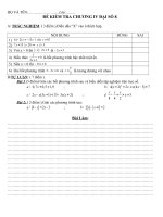 DE KIEM TRA CHUONG IV DAI SO 8