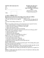 Đề thi học kì 2 môn GDCD lớp 6 năm 2017-2018 có đáp án – Trường THCS Khai Quang